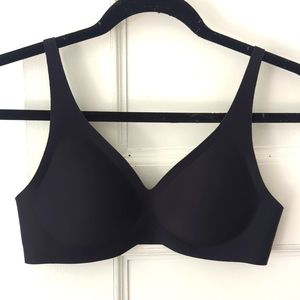 Knix Padded V-neck Bra, Black, Knix Size S